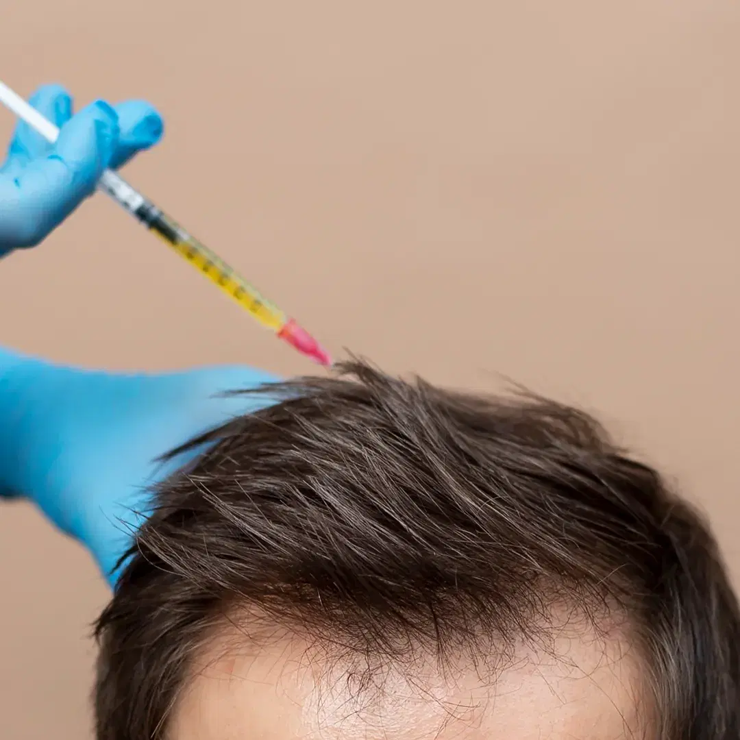 <h3><span style="color: rgb(247, 248, 248);"><strong>PRP Injection into the Scalp</strong></span></h3>