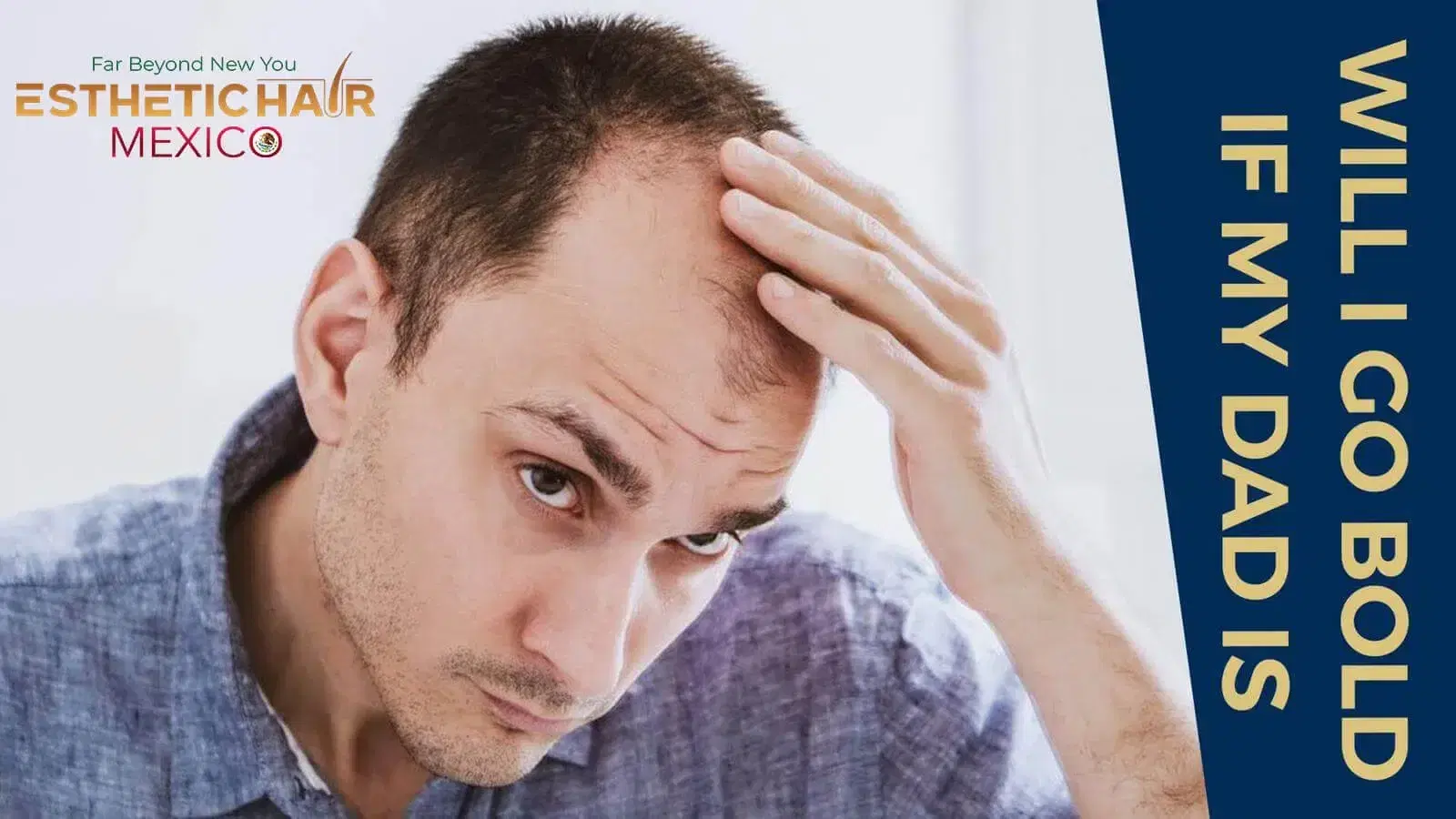 ¿Me quedaré calvo si mi padre lo es?