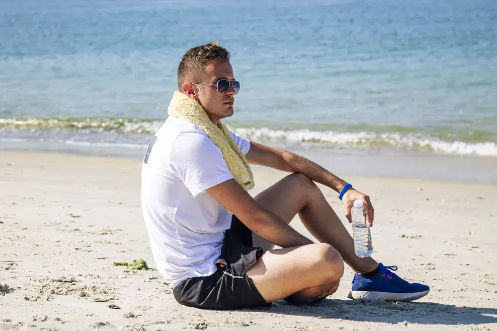 Beach After a Hair Transplant